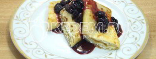 блины с творогом. Шаг 18