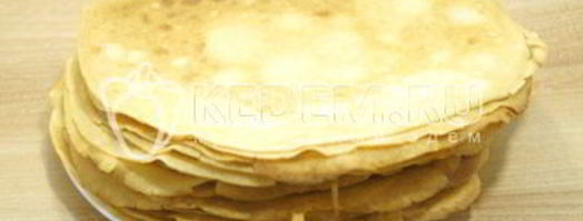 блины с творогом. Шаг 8