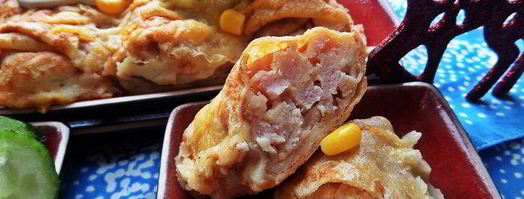 блины с ветчиной, запеченные под сыром. Шаг 14