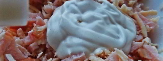 блины с ветчиной, запеченные под сыром. Шаг 8