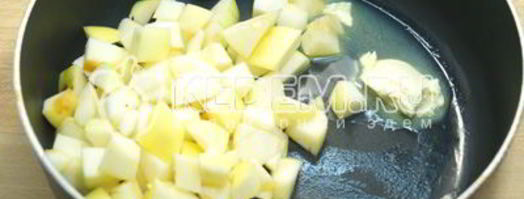 блины с яблоками. Шаг 8