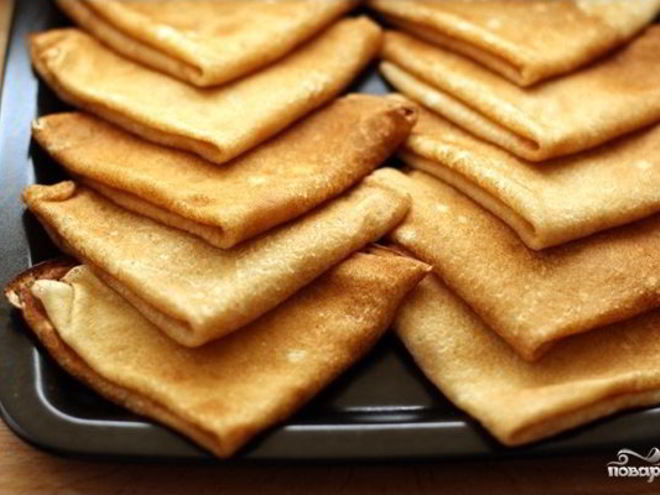 Рецепт быстрых блинов на ряженке