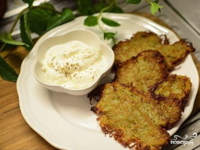 Рецепт картофельных блинов