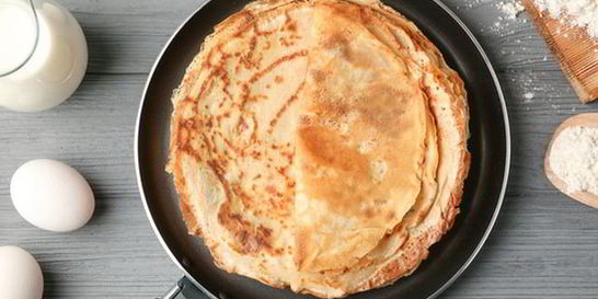 Классические блины на кефире