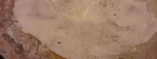 крахмальные блинчики в сливочно-ванильном соусе. Шаг 5