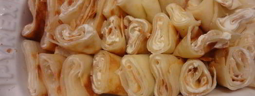 крахмальные блинчики в сливочно-ванильном соусе. Шаг 6