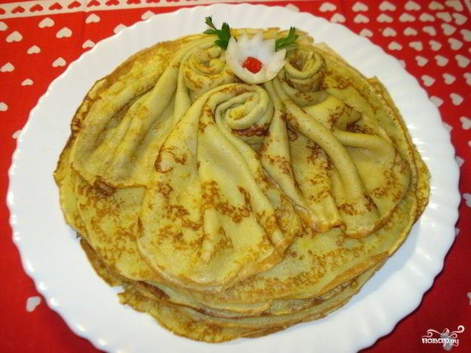 Рецепт луковых блинов