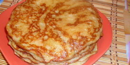 Манно-овсяные блинчики без муки