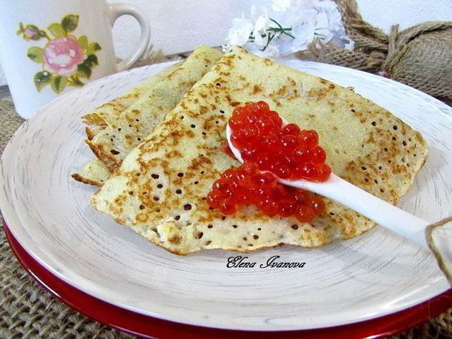 Рецепт манно-овсяных блины