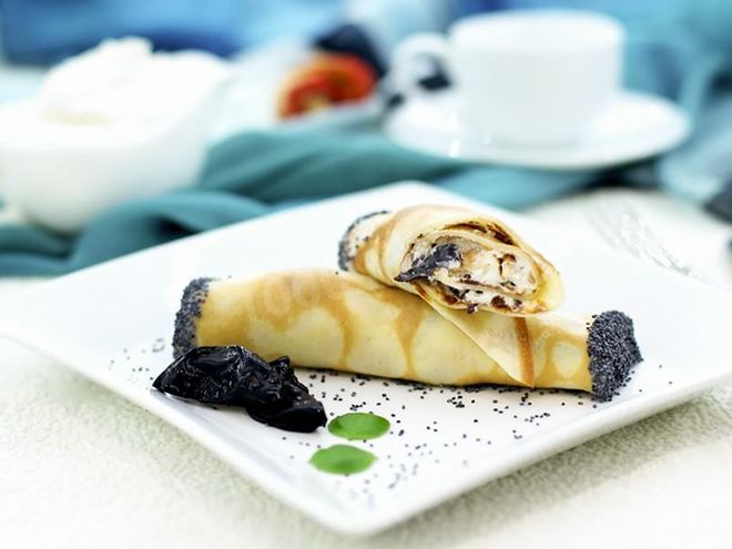 Рецепт налистников на молоке