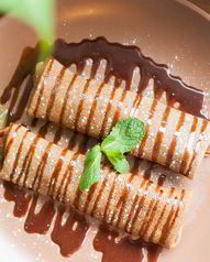 Блины с бананом