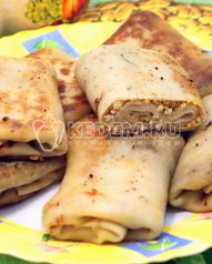 Блины с курицей