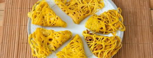 роти джала — малазийские кружевные блины. Шаг 15