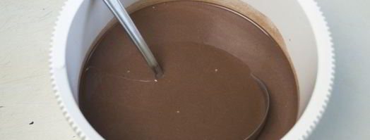 шоколадные блинчики с шоколадной начинкой. Шаг 2