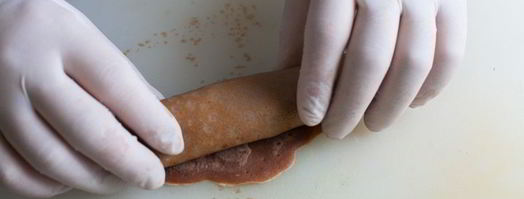 шоколадные блины с бананом. Шаг 13