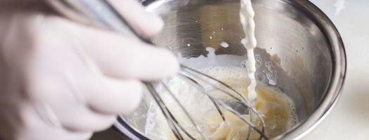 шоколадные блины с бананом. Шаг 3