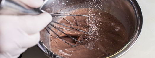 шоколадные блины с бананом. Шаг 5