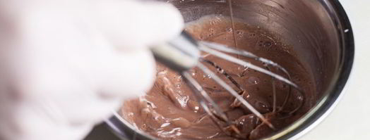 шоколадные блины с бананом. Шаг 6