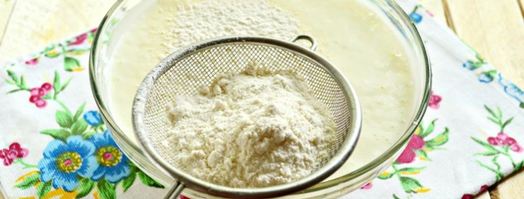 сытные блинчики на кефире. Шаг 2