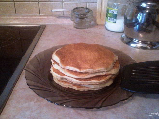 Рецепт толстых пышных блинов на кефире