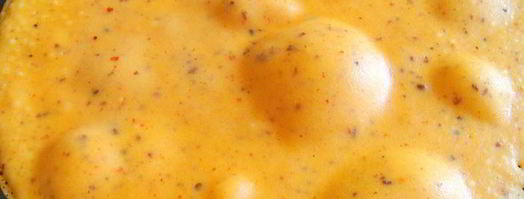 томатные блинчики с пряной тыквой и брынзой. Шаг 2