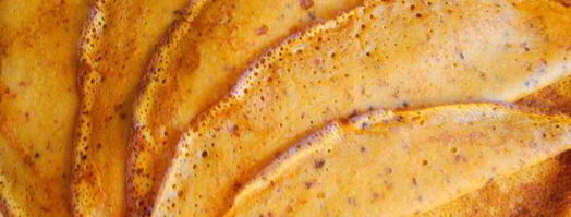 томатные блинчики с пряной тыквой и брынзой. Шаг 3