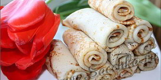 Тонкие блинчики