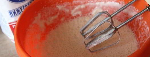 тонкие блины на молоке и воде. Шаг 3