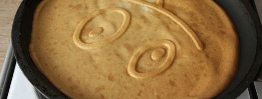 тонкие блины на молоке и воде. Шаг 7