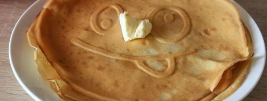 тонкие блины на молоке и воде. Шаг 8