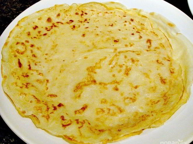 Рецепт тонких блинов на молоке нежные