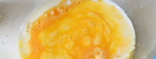 тонкие блины на молоке. Шаг 2