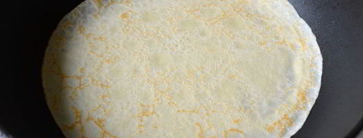 тонкие блины на молоке. Шаг 12