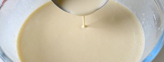 тонкие блины на молоке. Шаг 9
