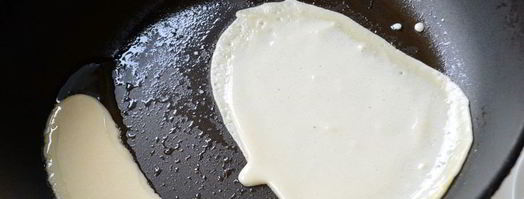 тонкие блины на молоке. Шаг 10