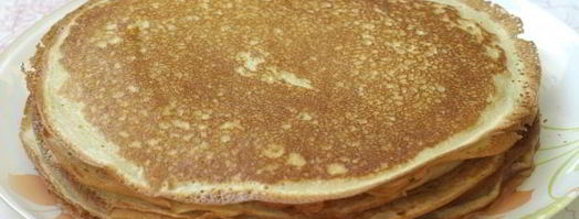 заварные блины на кислом молоке. Шаг 13