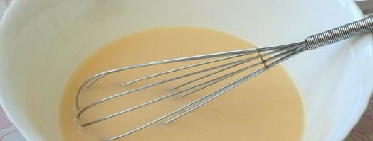 заварные блины на кислом молоке. Шаг 6