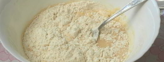 заварные блины на кислом молоке. Шаг 7