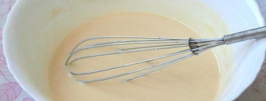 заварные блины на кислом молоке. Шаг 8