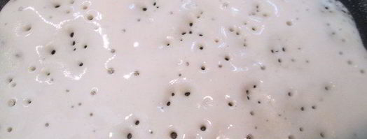 заварные блины с грибным припеком. Шаг 5