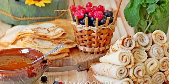 Заварные творожные блины