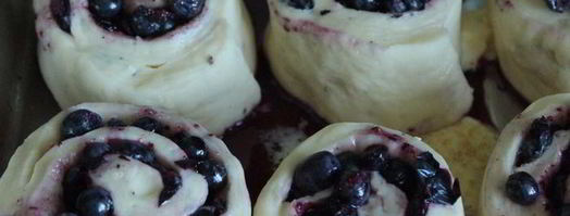 булочки с голубикой. Шаг 5