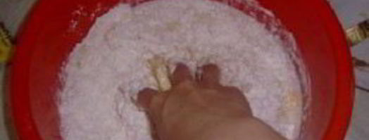 булочки с колбасой. Шаг 3