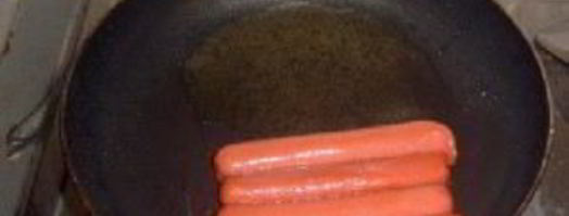 булочки с колбасой. Шаг 7