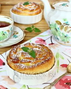 Булочки с лимонной начинкой