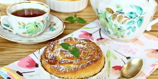 Булочки с лимонной начинкой