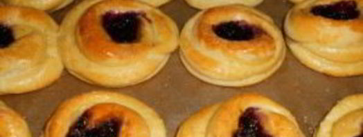 булочки с вареньем в духовке. Шаг 5