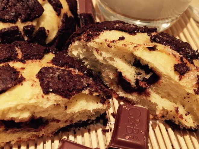 Рецепт булочек шоко-дыни