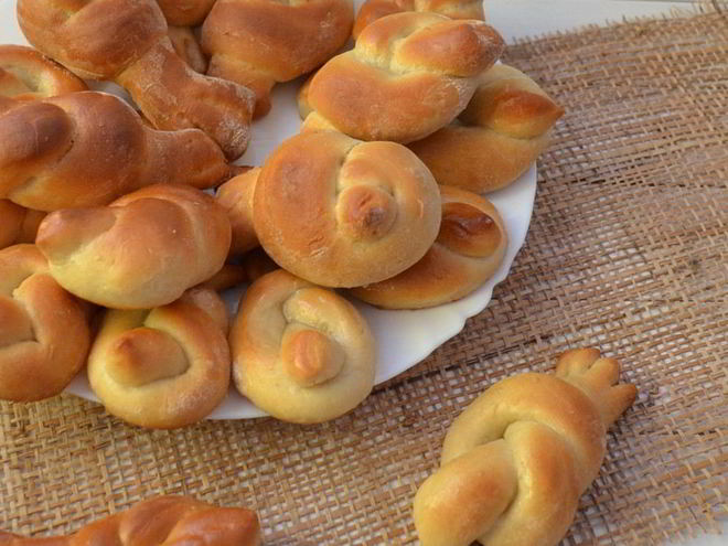 Рецепт булочек жаворонки