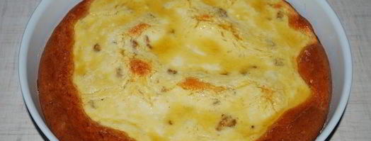 быстрая ватрушка с творогом и карамельным соусом. Шаг 7